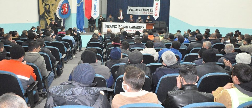Yerköy Belediye Başkanı Ferhat Yılmaz, Hizmet-İş Sendikası arasında 201 belediye