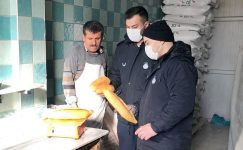 Yerköy Belediyesi Zabıta ekipleri ekmek fırınlarına denetledi