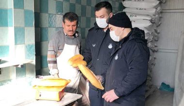 Yerköy Belediyesi Zabıta ekipleri ekmek fırınlarına denetledi