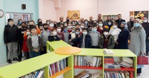 Yerköy Şehit Muammer Nacakoğlu İmam Hatip Ortaokulunda kurulan Z-Kütüphane açıldı.