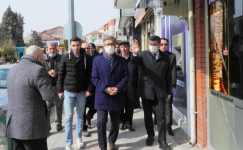 Prof. Dr. Taner Demirer, Yerköy’de esnafları ziyaret etti