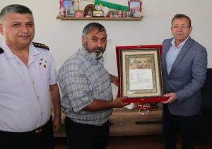 Yozgat Valisi Ziya Polat, Adana’nın Kozan ilçesinde, otomobil ile askeri
