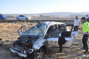 Yerköy ilçemizde meydana gelen trafik kazasında 1 kişi öldü, 3