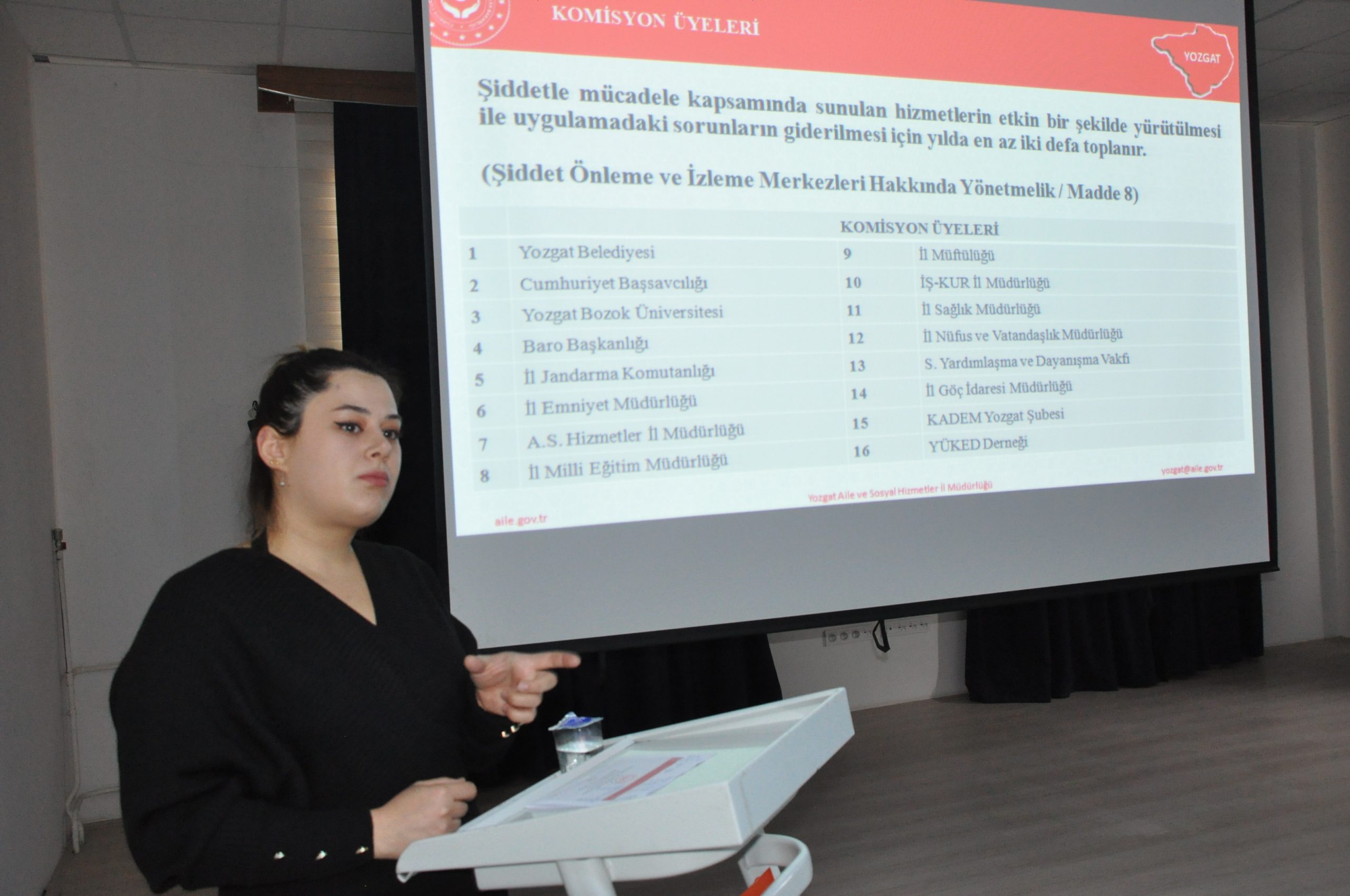 Yerköy’de, Kadına Yönelik Şiddetle Mücadele İl Koordinasyon İzleme ve Değerlendirme