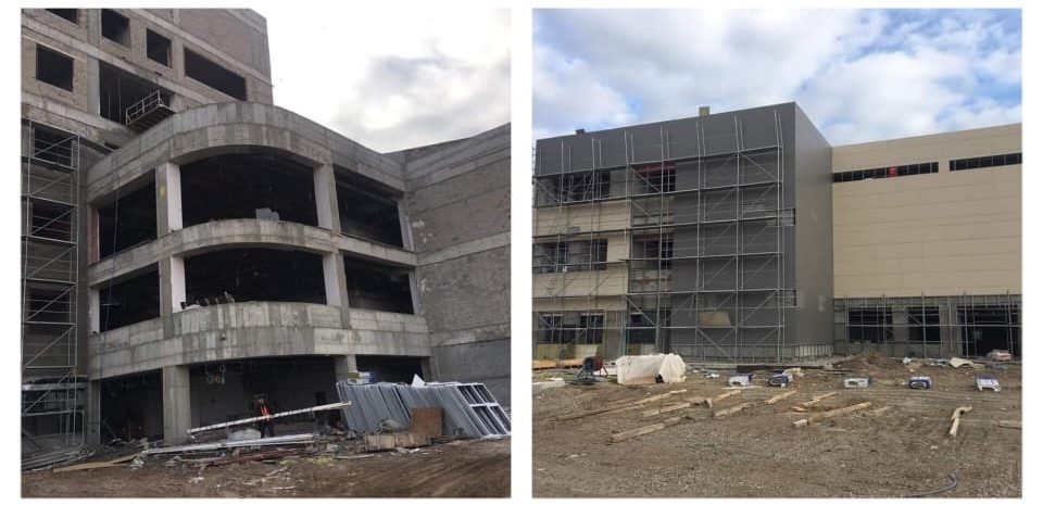 AK Parti Yerköy İlçe Başkanı Hacı Dereli, yapım inşaatı devam