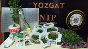 Yozgat İl Emniyet Müdürlüğü Narkotik Suçlarla Mücadele Şube Müdürlüğü ekipleri