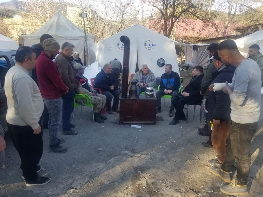 Yozgat Valisi Ziya Polat, Hatay’ın Hassa ilçesinde meydana gelen deprem
