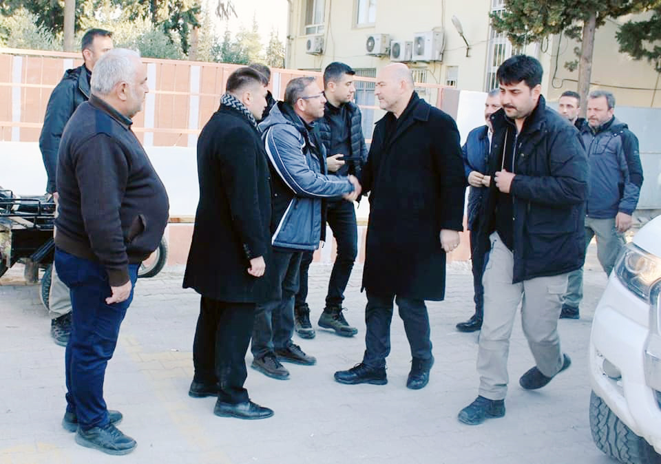 İçişleri Bakanı Süleyman Soylu ve Sağlık Bakanı Fahrettin Koca, Kahramanmaraş