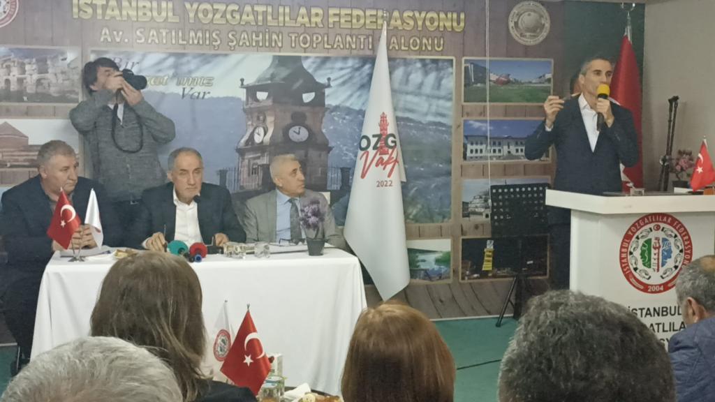 İstanbul Yozgatlılar Federasyonu’nun bugün gerçekleştirilen 9. Olağan Genel Kuruluda Genel