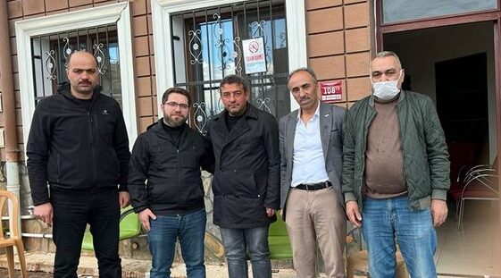 AK Parti Yerköy İlçe Başkanı Hacı Dereli, Hatay’ın Hassa ilçesinde
