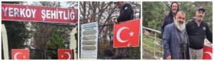 Yerköy Şehit Aileleri Derneği Başkanı Ahmet Kepir, Yerköy Şehitliği’nde çevre