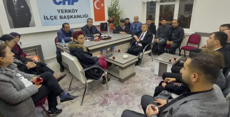 Milletvekili Adayı İsmail Yılmaz’dan, CHP ilçe başkanlığına ziyaret