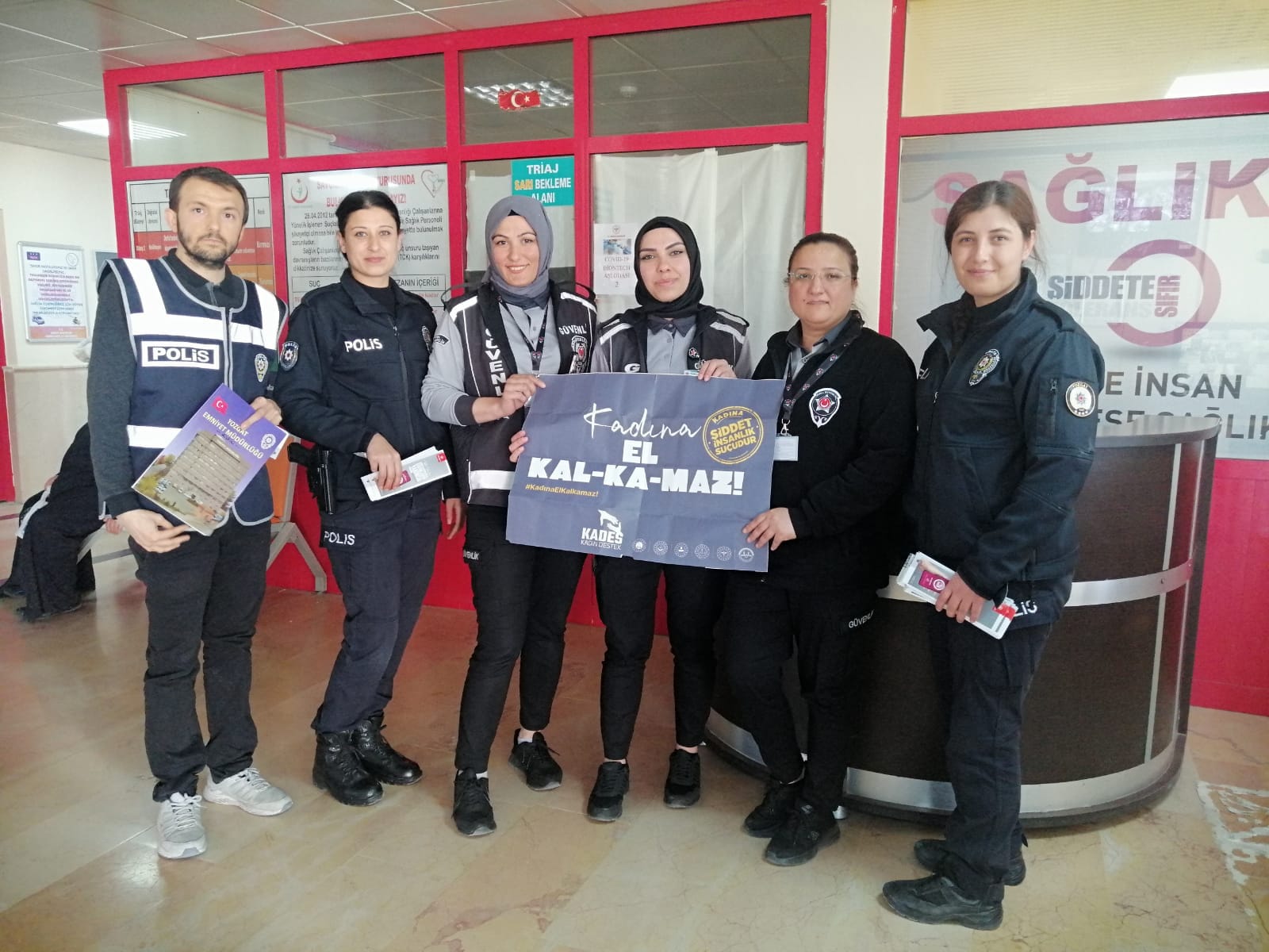 Yerköy ilçe emniyet müdürlüğü ekipleri, Kadın Destek Uygulaması (KADES) hakkında