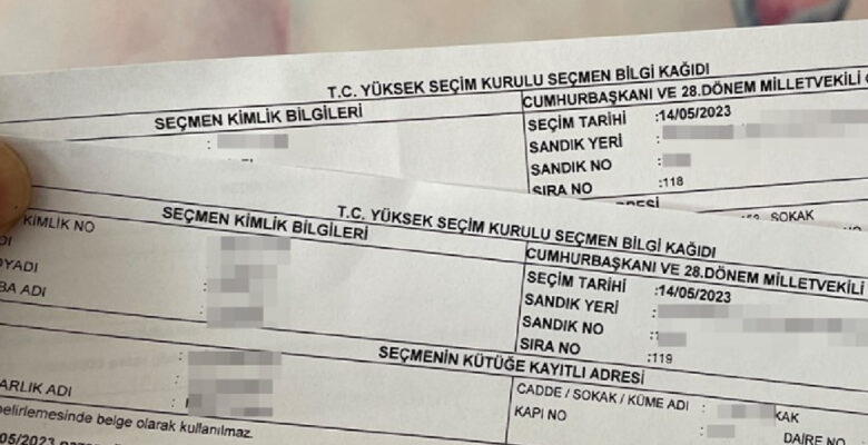 Yerköylüler, 28 Mayıs’ta yapılacak seçimler için seçmen kağıtları muhtarlara teslim edildi