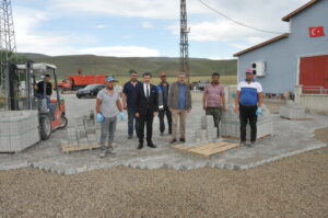 Yerköy Belediye Başkanı Ferhat Yılmaz, Mezbahane yol yapım çalışmalarını yerinde