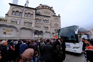 Akdağmadeni’nde 2023 Yılının İlk Hac Kafilesi Kutsal Topraklara Yolculuğuna Başladı