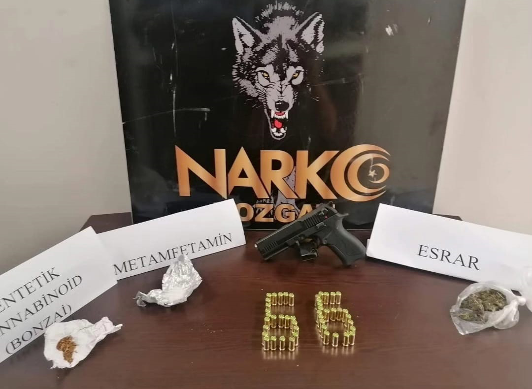 Yozgat İl Emniyet Müdürlüğü Narkotik Suçlarla Mücadele Şube Müdürlüğü ekipleri,