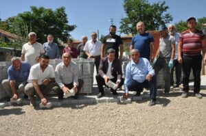 Yerköy Belediye Başkanı Ferhat Yılmaz, Gençoğlu Mahallesi’nde yapımı devam eden