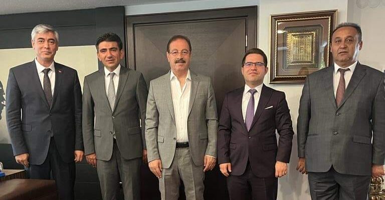 AK Parti Yerköy ilçe başkanı ve heyeti Yozgatlı yetkilileri ziyaret etti