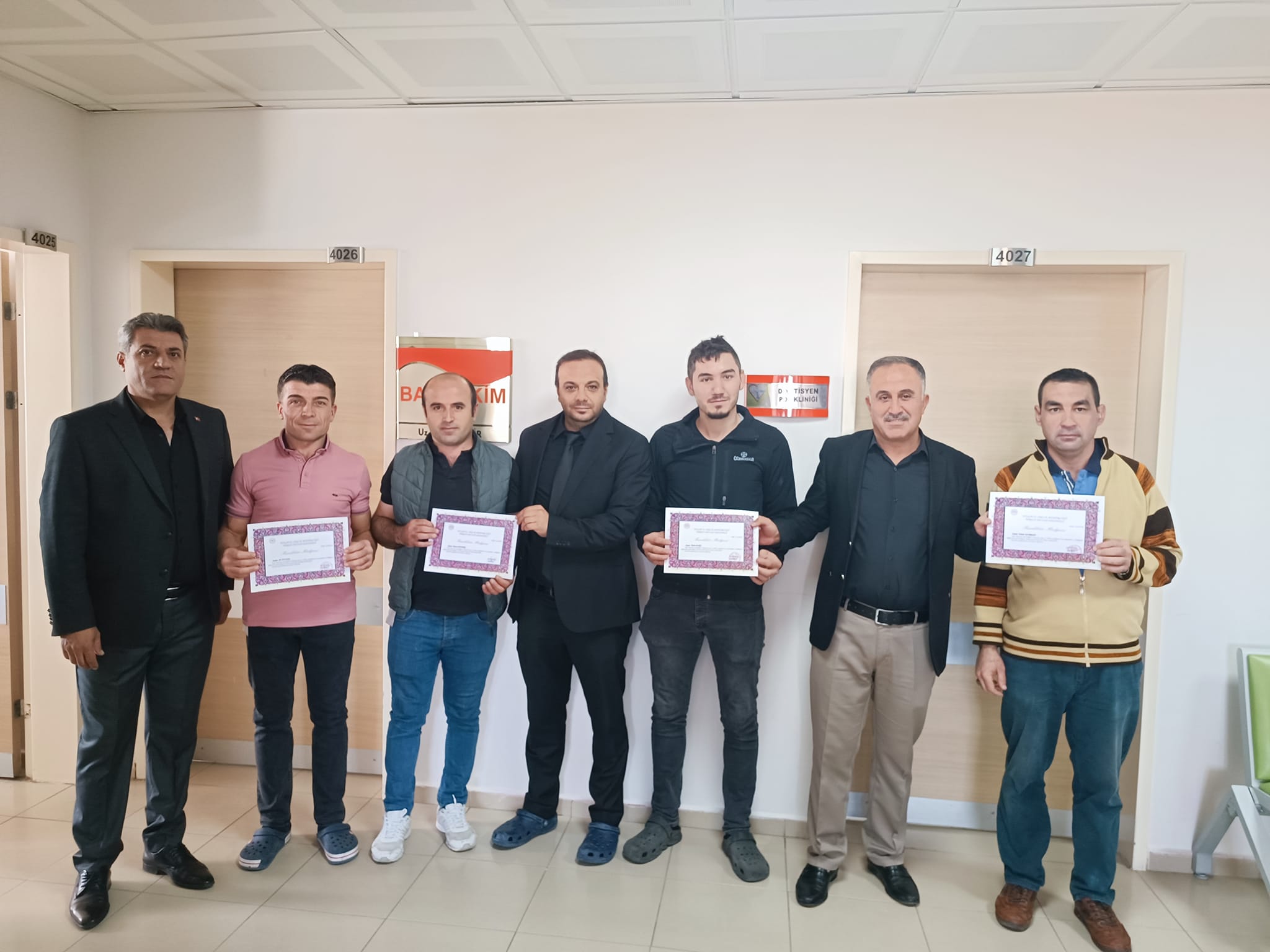 Yerköy Devlet Hastanesi Başhekimi Uzm.Dr. Ali Demir ve İdari Malî