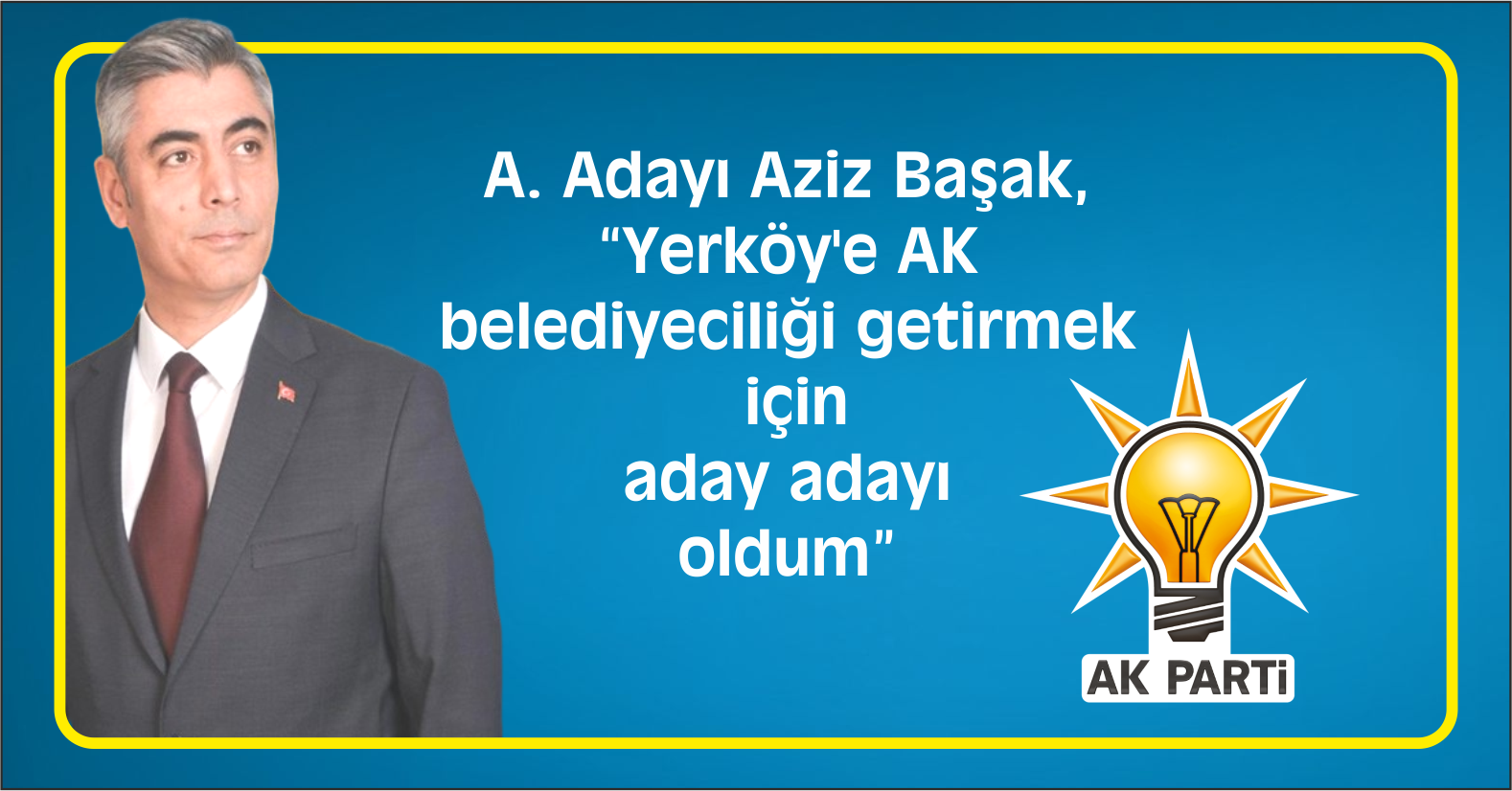 Yozgat İl Genel Meclis Üyesi ve Mali Müşavir Aziz Başak, 