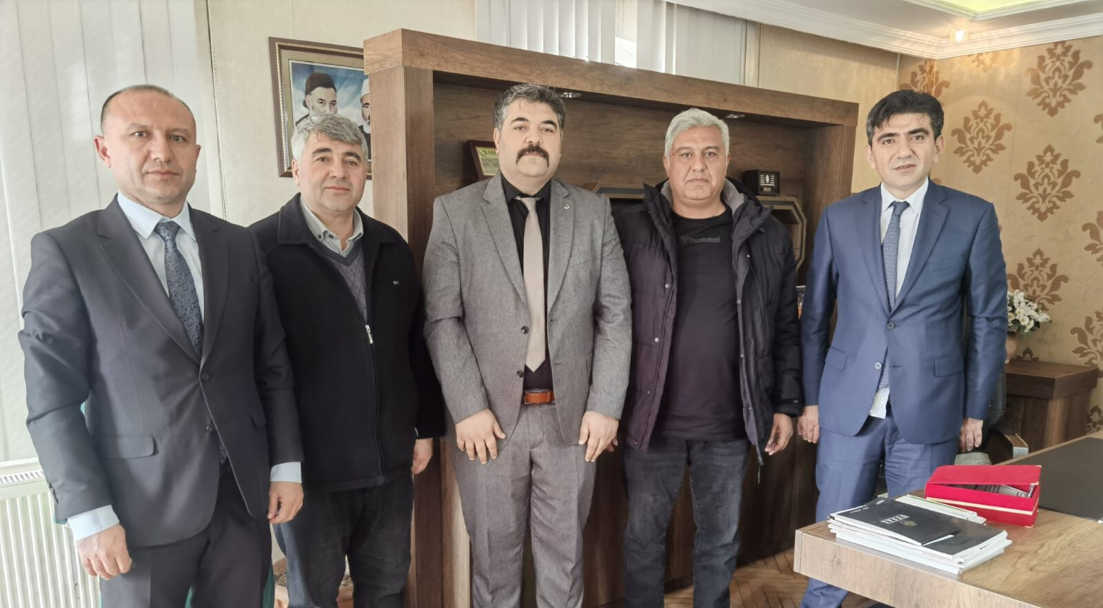 Yerköy Kaymakamı Muharrem Coşgun ile İlçe Milli Eğitim Müdürü Necmettin