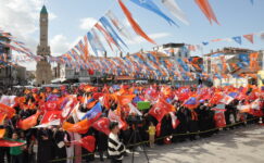 AK Parti , Yerköy ilçemizde miting düzenledi