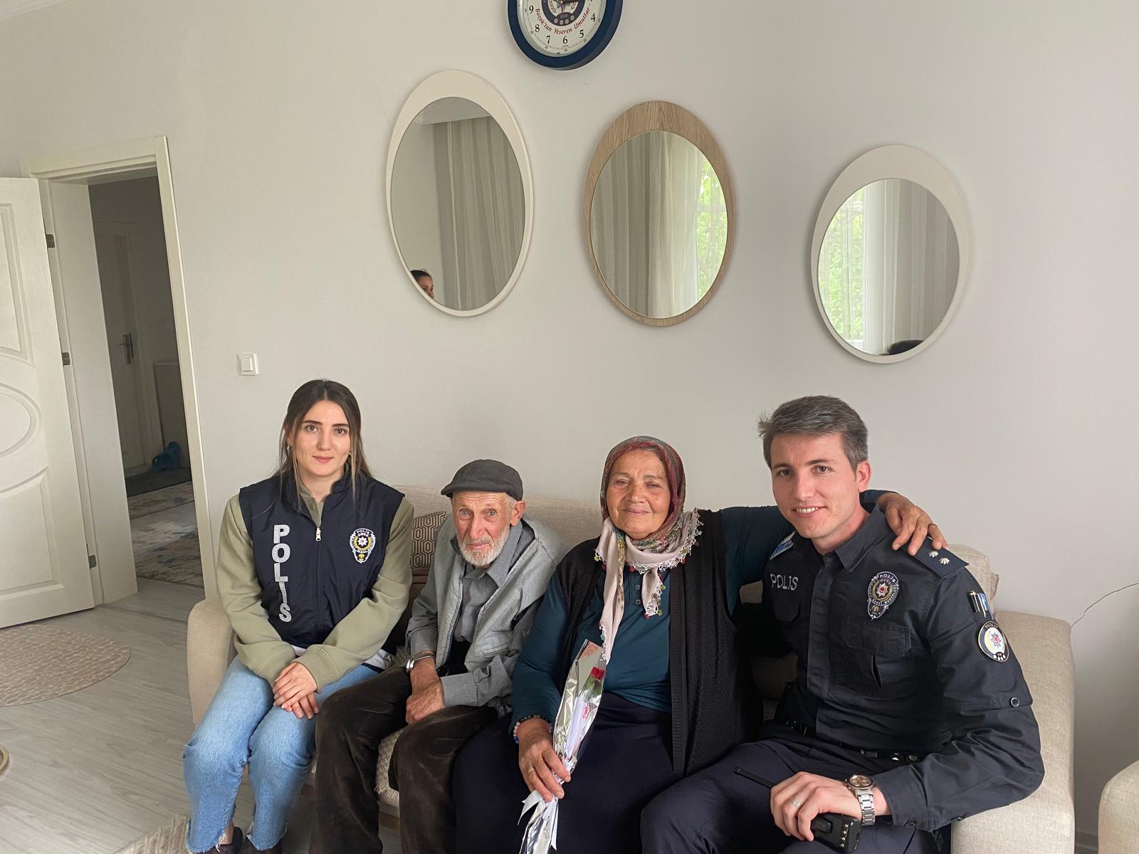 Yerköy İlçe Emniyet Müdürlüğü, Anneler Günü’nde şehit annelerini unutmadı. İlçe