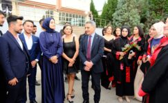 Yozgat Valisi Özkan, Yerköy Adalet Meslek Yüksekokulu Mezunlarını Tebrik Etti