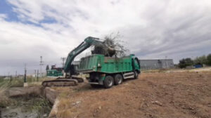 Yerköy ilçemiz merkezinde bulunan köprü, rusubatla dolmuş olması nedeniyle 123.