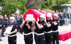 Polis Memuru Baburşah Görev Başında Kalp Krizi Sonucu Hayatını Kaybetti, Memleketine Uğurlandı