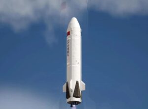 Jiuquan Uydu Fırlatma Merkezi’nde gerçekleştirilen testte Çin’in yeniden kullanılabilir taşıyıcı