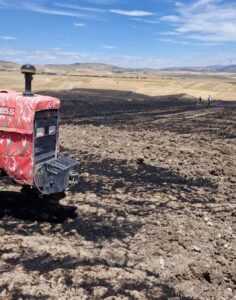 Yerköy ilçemize bağlı Susuz köyünde büyük bir yangın meydana geldi.