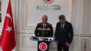 Yozgat’a gelen Jandarma Genel Komutanı Orgeneral Arif Çetin, şehit aileleri