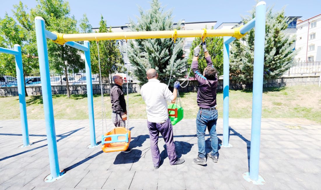 Akdağmadeni Belediyesi, Park ve Yeşil Alanlarda Yenileme ve Bakım Çalışmalarını