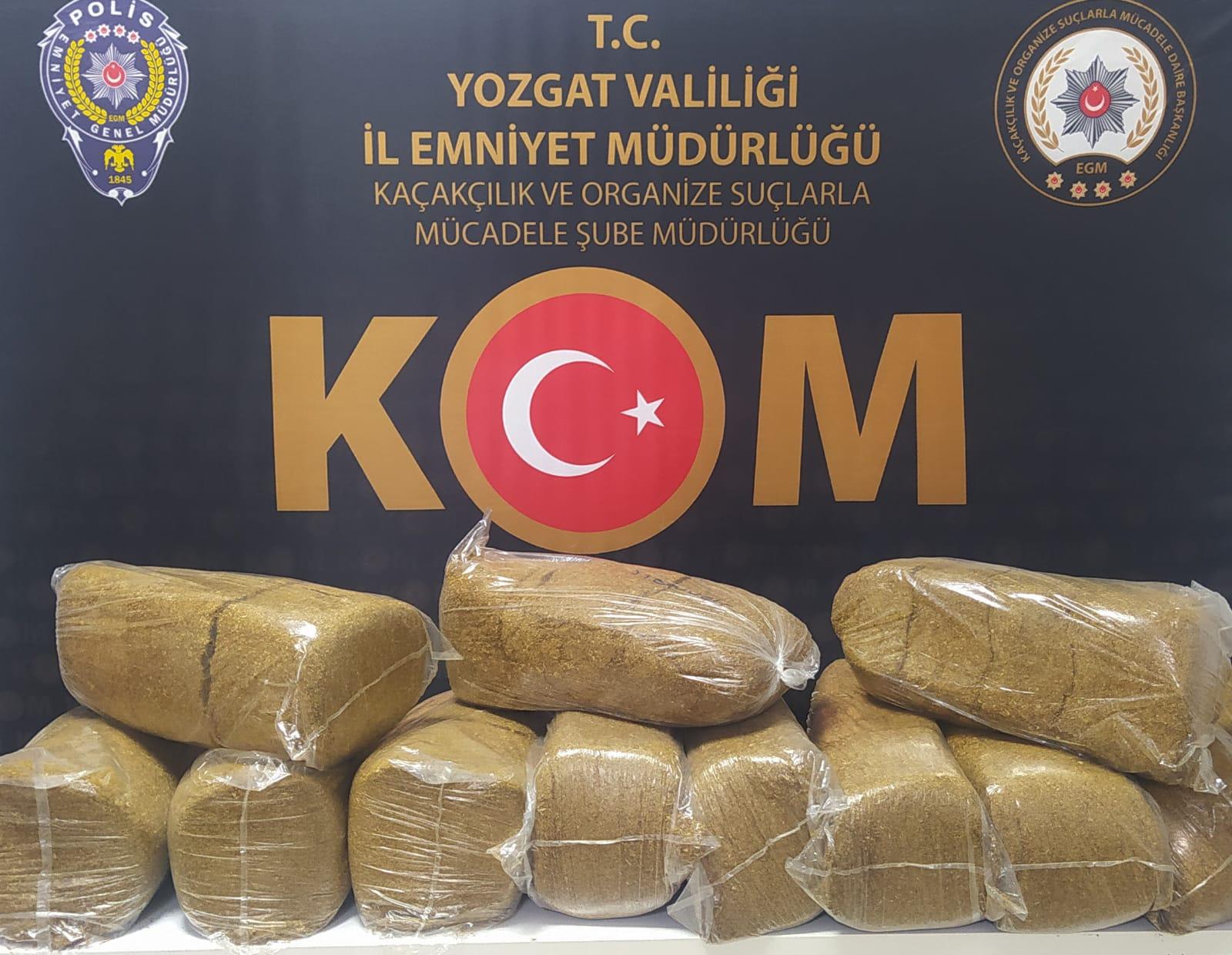 Yozgat İl Emniyet Müdürlüğü tarafından yapılan açıklamaya göre, il genelinde