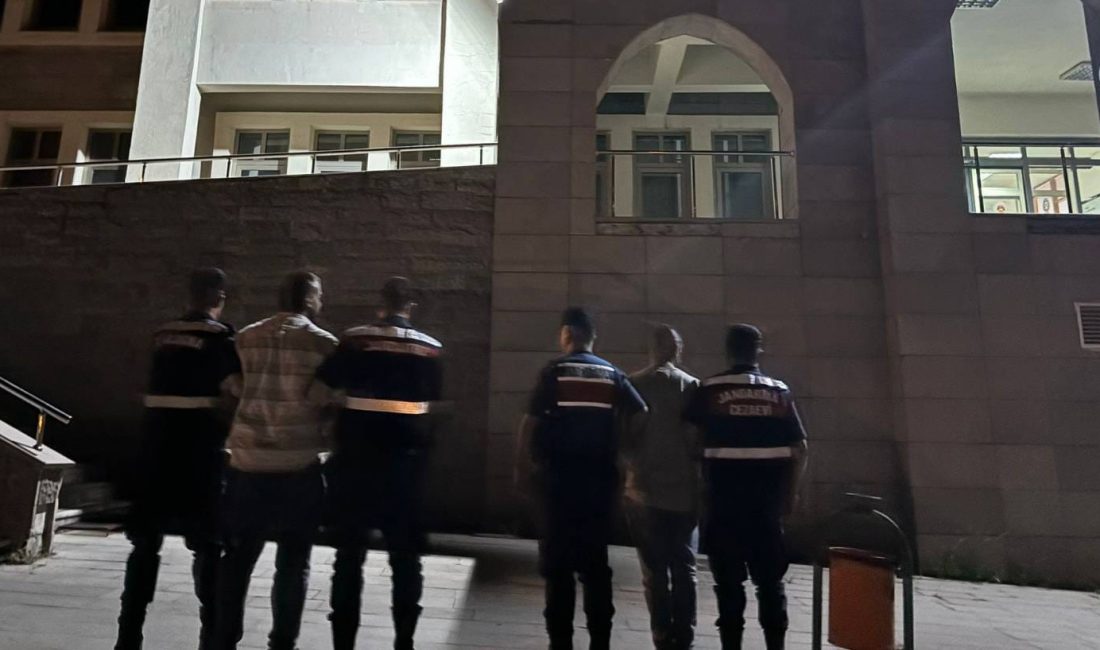 İl Jandarma komutanlığı, 25 Temmuz 2024 tarihinde aranan şahısların yakalanmasına