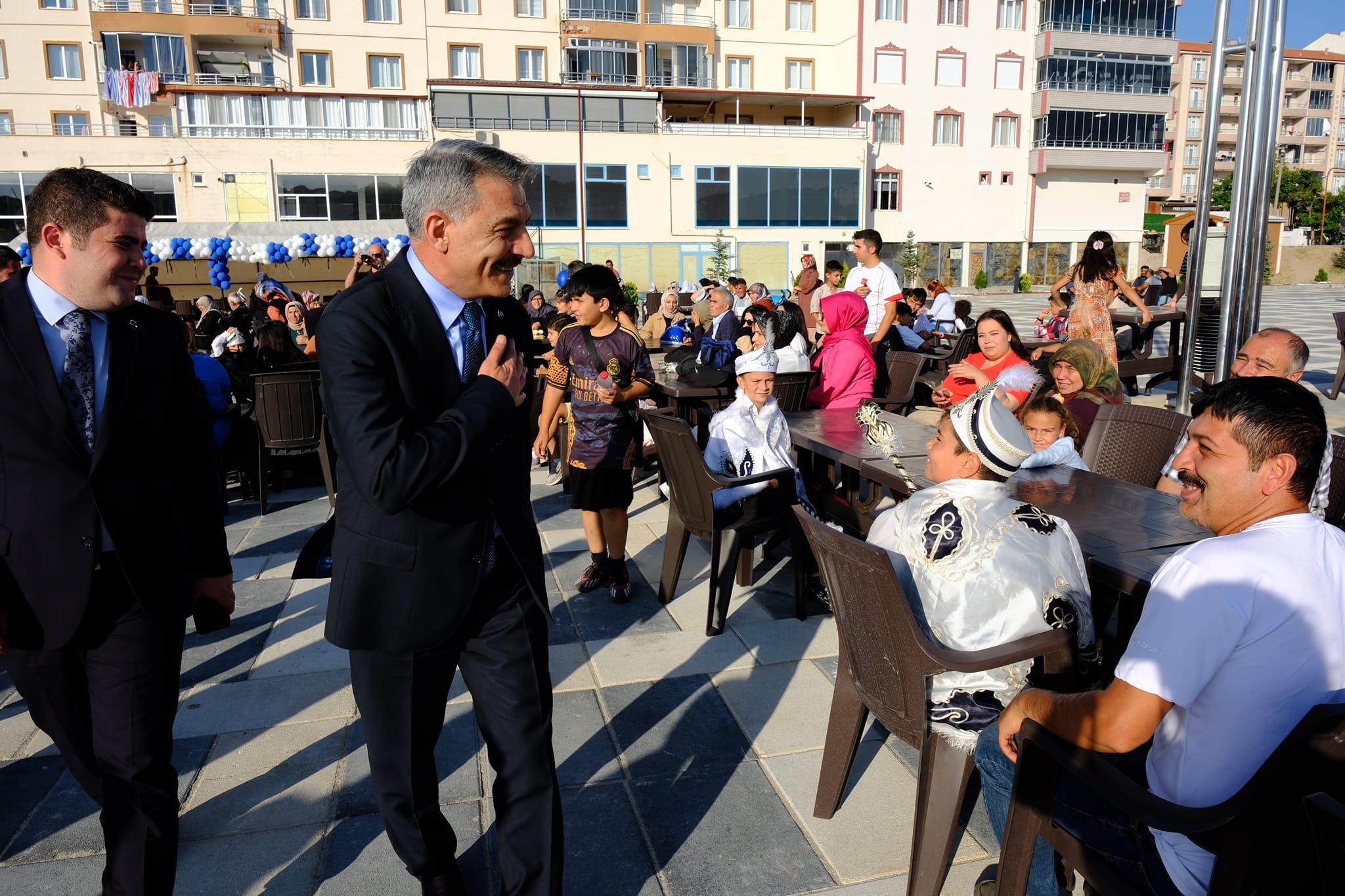 Vali Mehmet Ali Özkan ve Milletvekili Süleyman Şahan, Sarıkaya Belediyesi