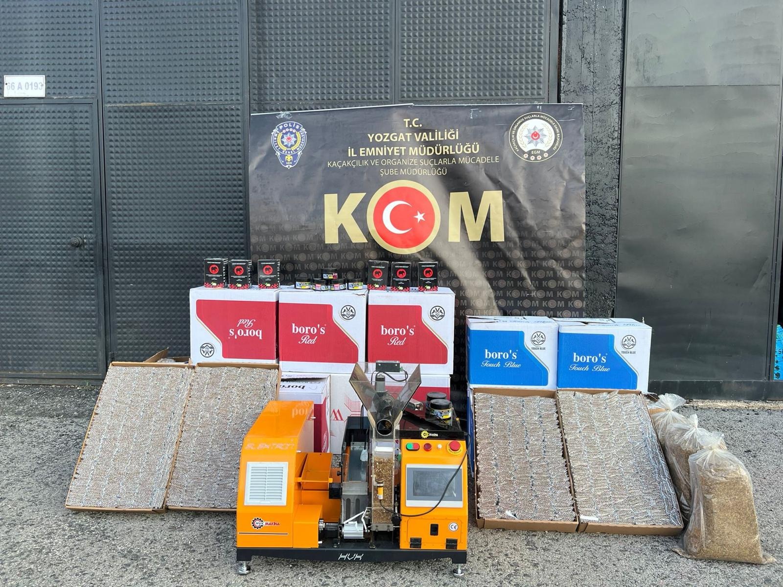 Yozgat İl Emniyet Müdürlüğü Kaçakçılık ve Organize Suçlarla Mücadele (KOM)