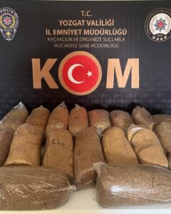 Yozgat İl Emniyet Müdürlüğü, Kaçakçılık Suçları ile Mücadele kapsamında KOM