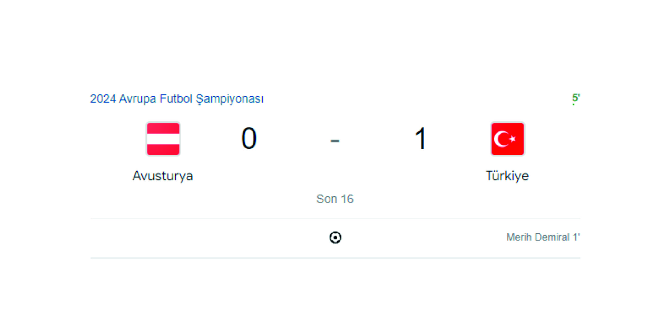 EURO 2024 Elemeleri kapsamında Türkiye ile Avusturya arasında oynanan karşılaşmanın