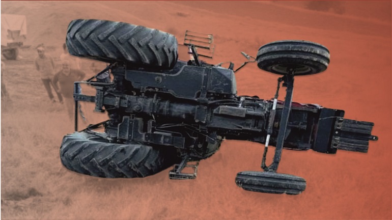 Elazığ’ın Sarıyakup köyünde bugün öğle saatlerinde meydana gelen traktör kazasında