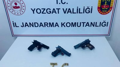 Yozgat’ta Düğünlerde Havaya Ateş Açan Üç Kişi Yakalandı: 3 Tabanca