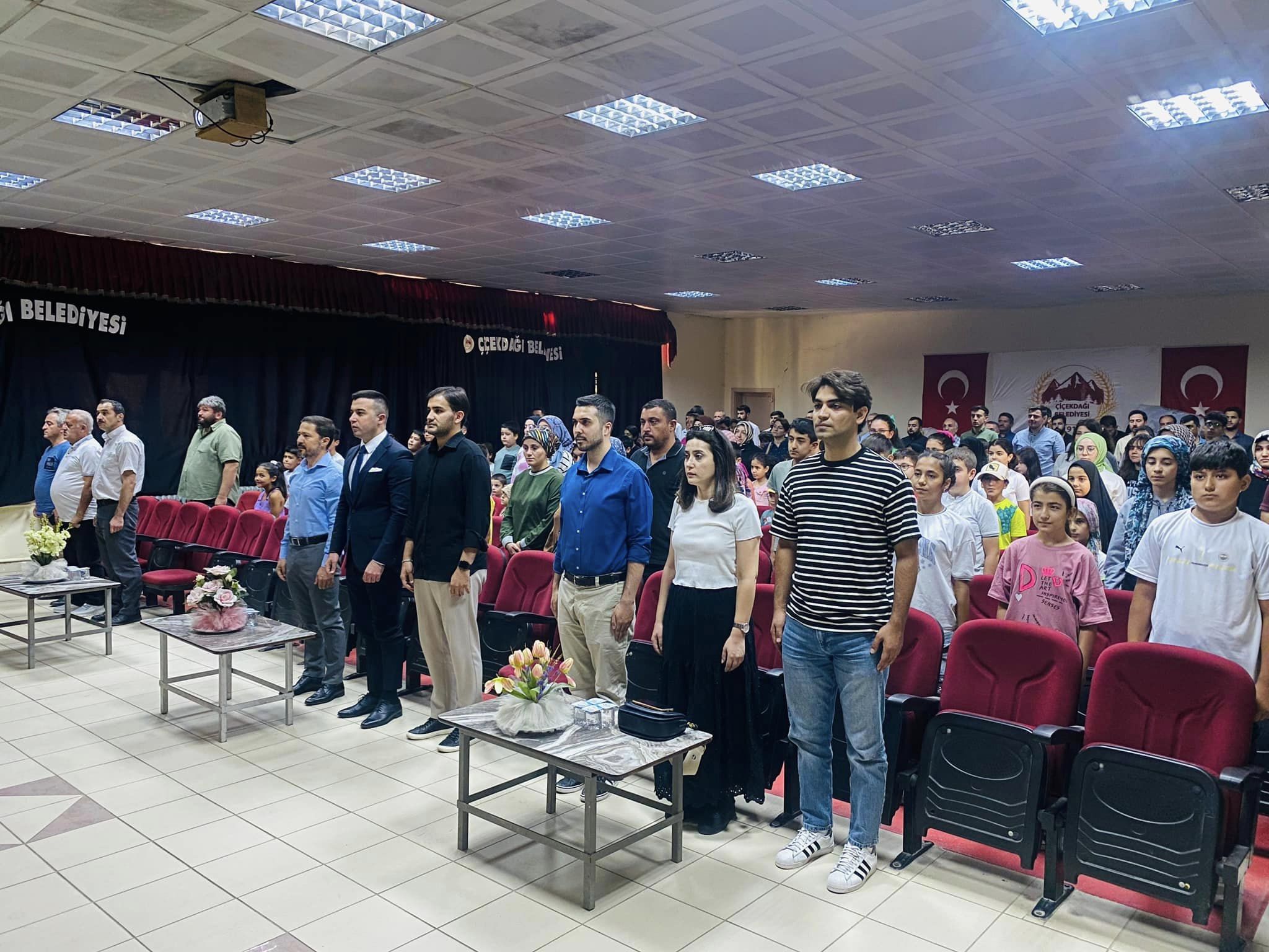 Çiçekdağı Yaz Kur’an Kursu Kapanış Programında Kaymakam Burak Dilaver Yampal,