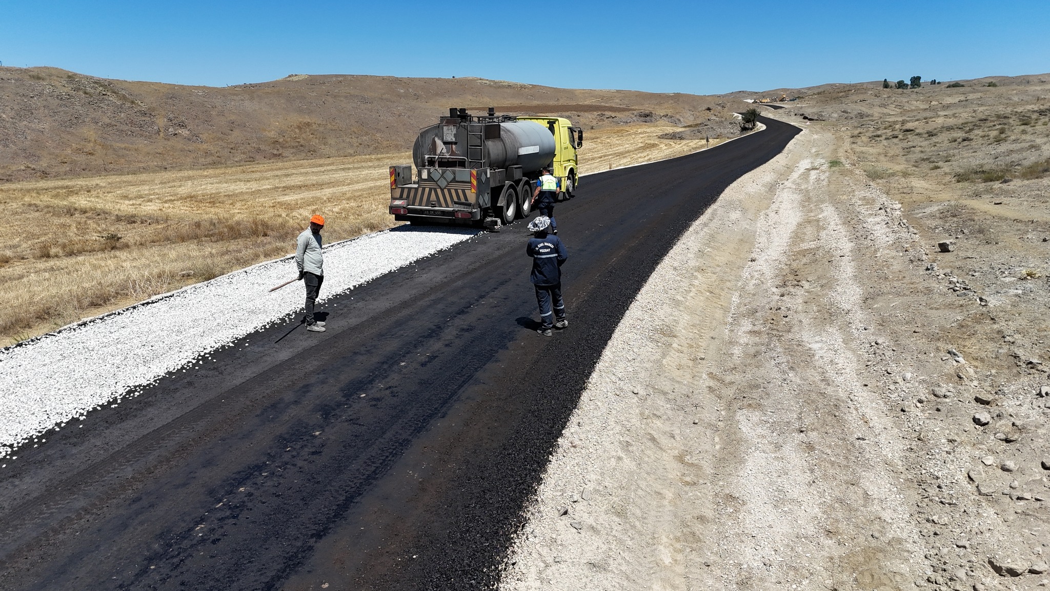Yozgat'ta köyler arası ulaşım kalitesini artıracak proje başladı: Çaypınar-Kırlar yolu