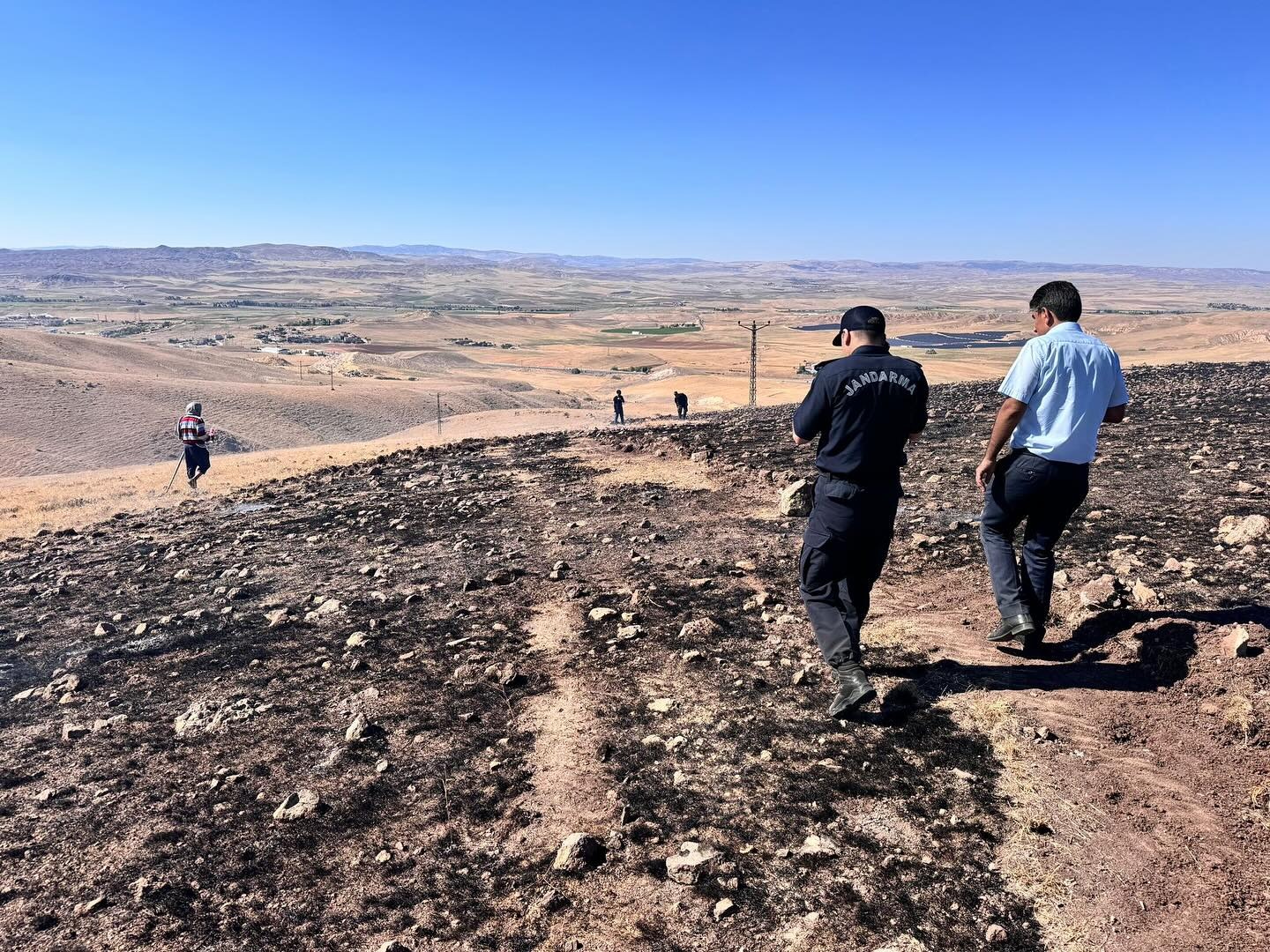 Yerköy Kaymakamı Muharrem Coşgun, ilçede yaşanan anız yangınlarının ardından, anız