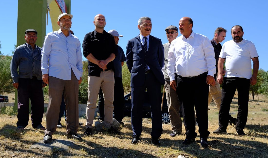 Vali Mehmet Ali Özkan, Esenli Köyü'nü Ziyaret Ederek Altyapı, Su