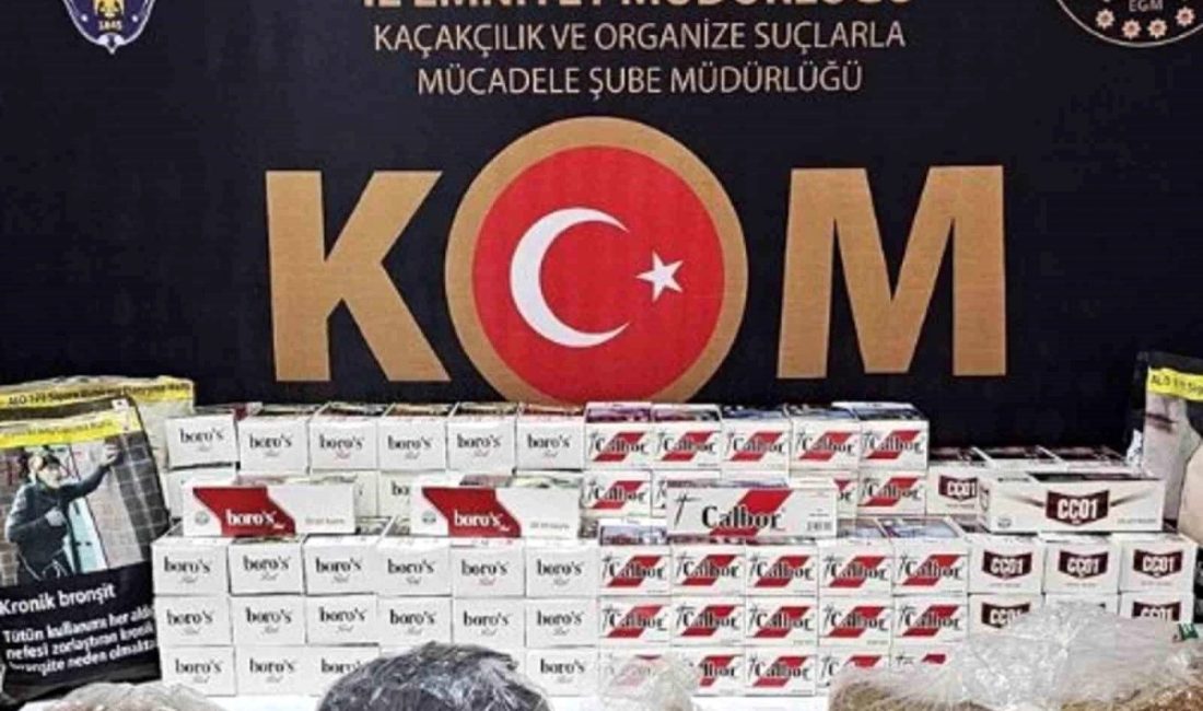 Yozgat’ta Kaçakçılık Operasyonları: 110 Bin Boş Makaron, 70 Bin Doldurulmuş