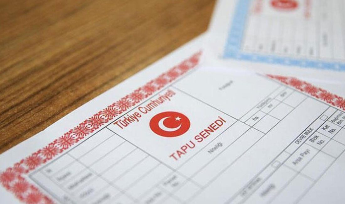 Türkiye genelinde tapu işlemleri 14 milyonun üzerine çıkarken, tapu harcı