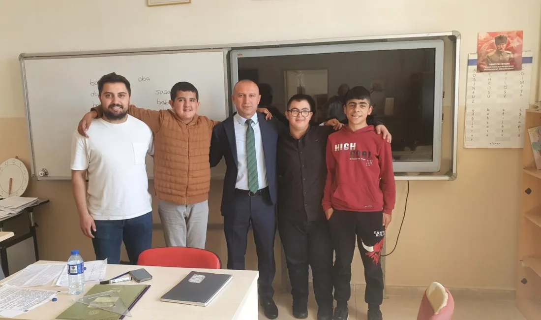 Özel Eğitim Öğrencilerine Destek Ziyareti: İlçe Milli Eğitim Müdürü Sağlam,